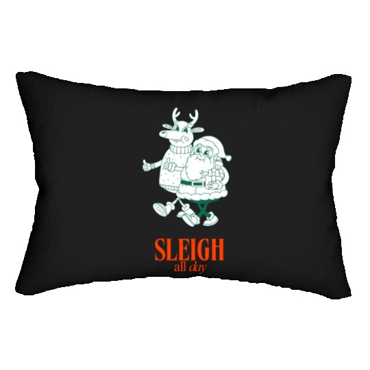 Sleigh all Day Lumbar Pillows