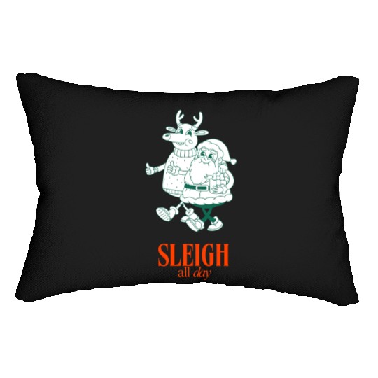 Sleigh all Day Lumbar Pillows