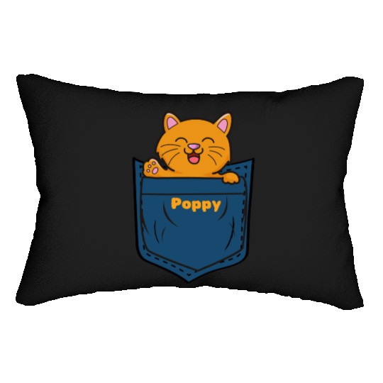 Adorable poppy Lumbar Pillows
