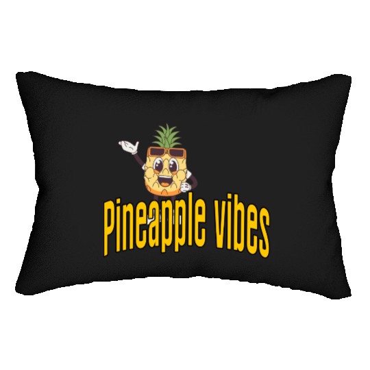 Pineapple vibes Lumbar Pillows
