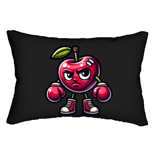 ough Cherry Boxer – Rumble Fruit Character Lumbar Pillows