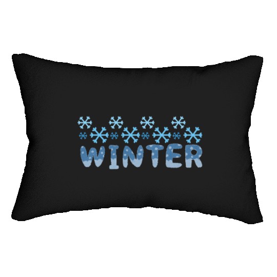 Winter snow gift Lumbar Pillows