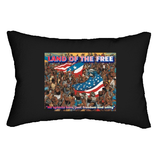 Land Of The Free Lumbar Pillows