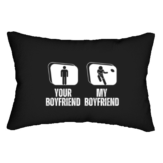 Rugby Player Your Boyfriend My Boyfriend Funny Lumbar Pillows