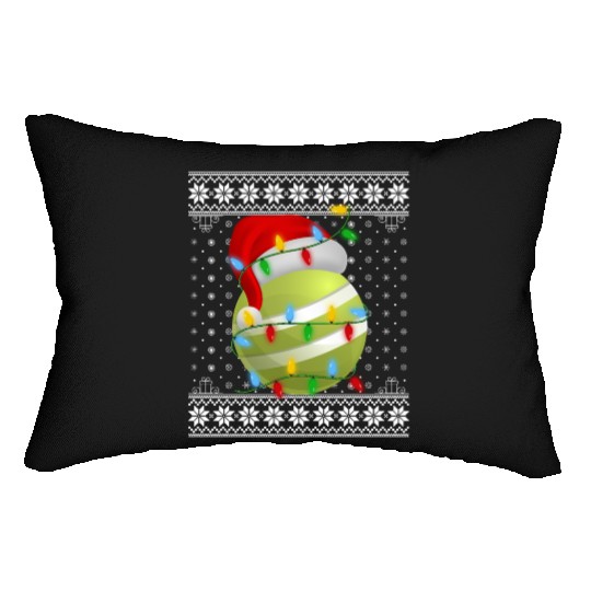 Croquet Ball Christmas Lumbar Pillows