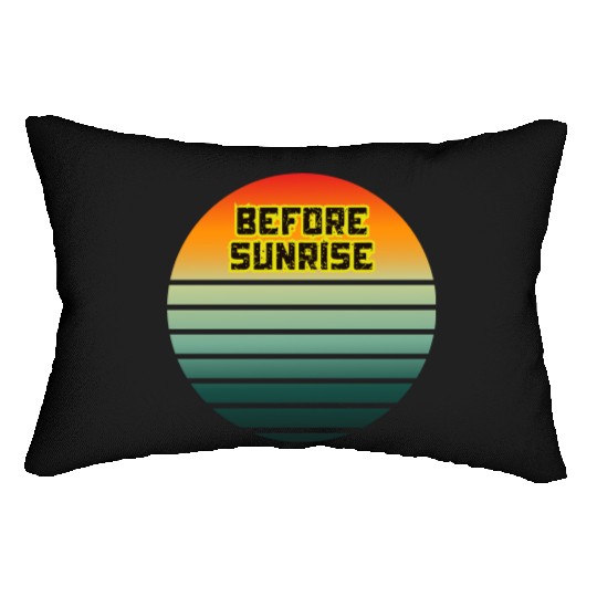 Before Sunrise Scenic Art Design Lumbar Pillows