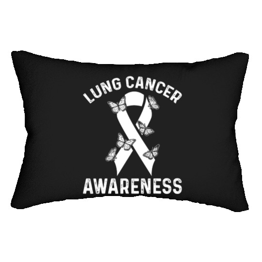 Lung Cancer Awareness Month Support Lumbar Pillows