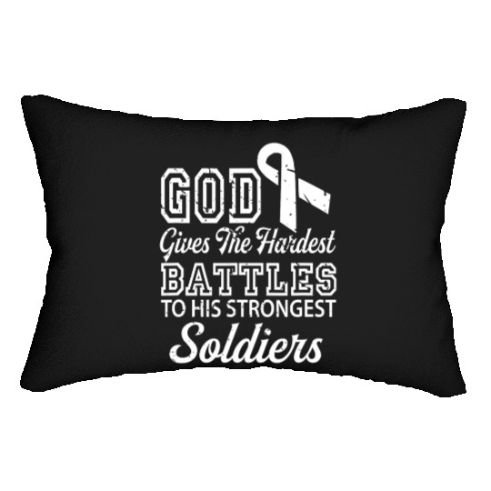 Jesus Prayer Lung Cancer Warrior Lung Cancer Lumbar Pillows