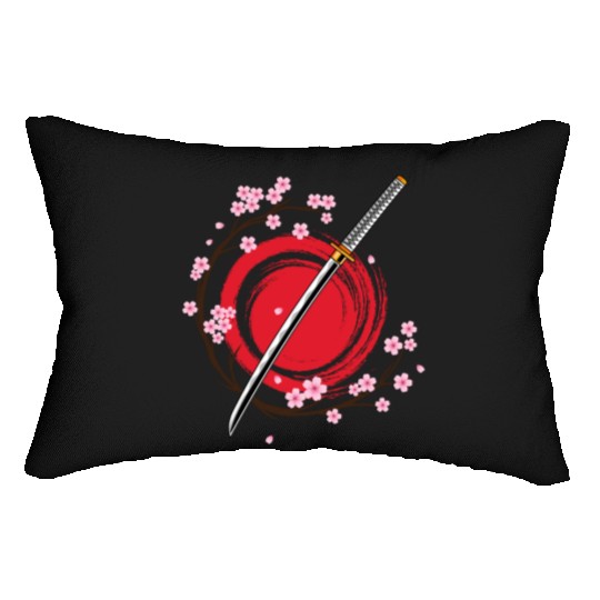 Cherry Blossom Japanese Harajuku Manga Sakura Lumbar Pillows