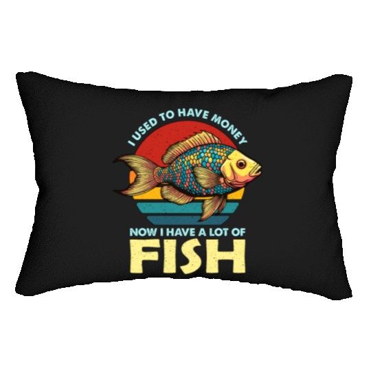 Aquarium Enthusiast I Used To Have Money Aquarist Lumbar Pillows