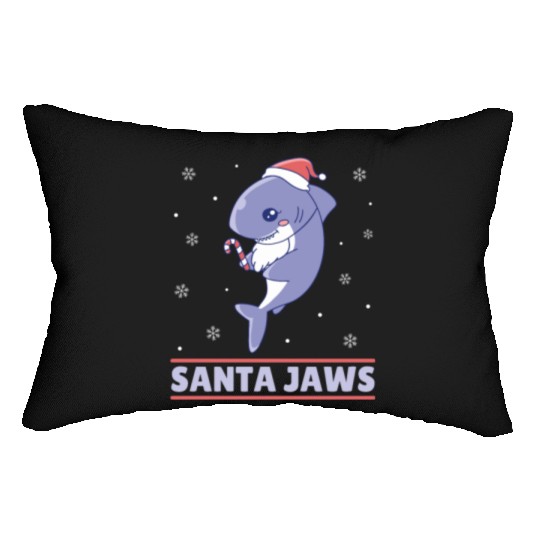 Santa Jaws Lumbar Pillows