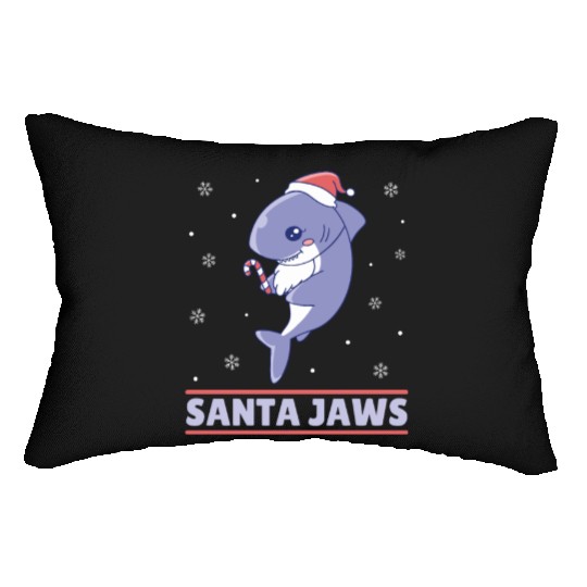 Santa Jaws Lumbar Pillows