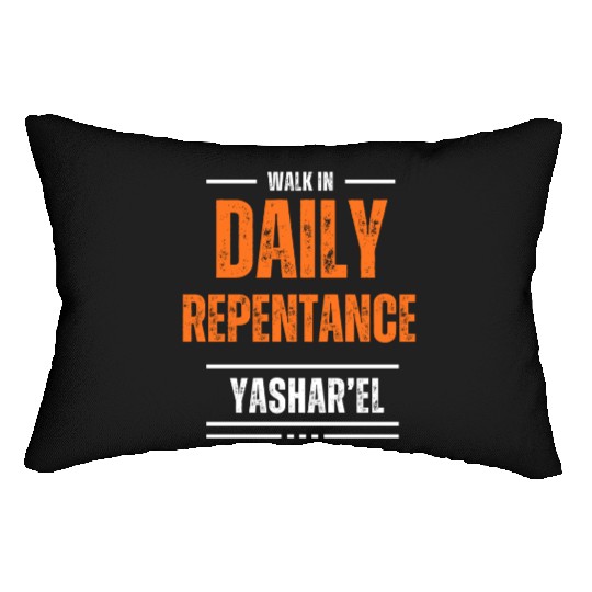 Walking in Daily Repentance Lumbar Pillows