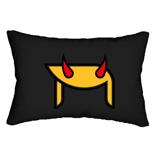 Donald Horns (Hairstyle Devil Pop Art / 3C) Lumbar Pillows