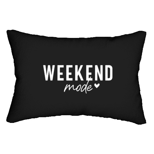 Weekend Mode Vibe Lumbar Pillows