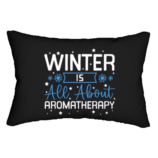 Winter Is All About Aromatherapy Bliss Lumbar Pillows