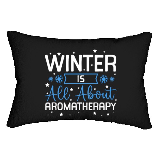 Winter Is All About Aromatherapy Bliss Lumbar Pillows