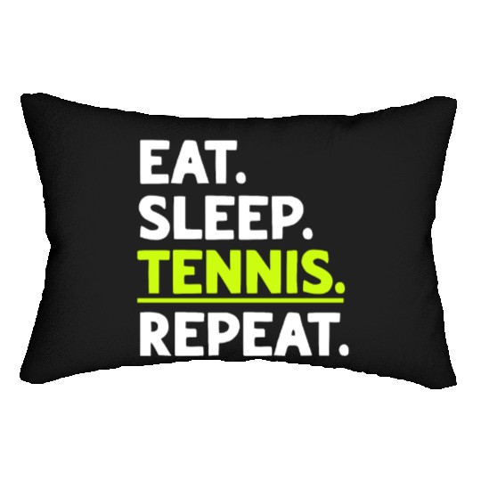 Eat Sleep Tennis Repeat Cool Lumbar Pillows