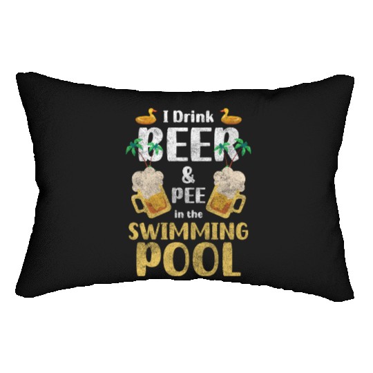 Pool Sport Hobby Summer Lumbar Pillows
