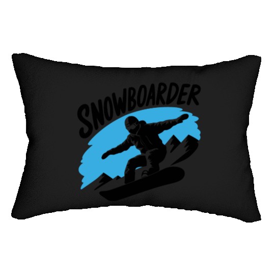 Snowboard Snowboarder Snowboarding Winter Sports Lumbar Pillows