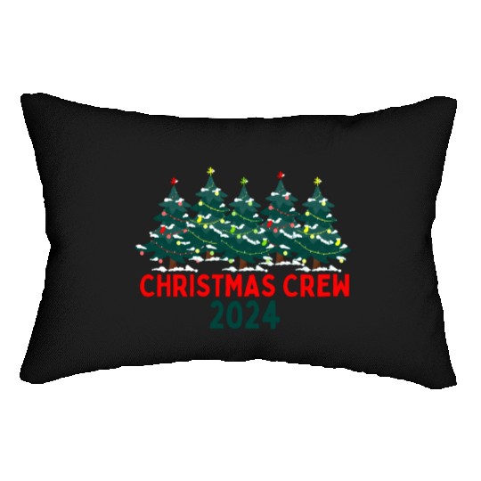 Christmas crew Lumbar Pillows
