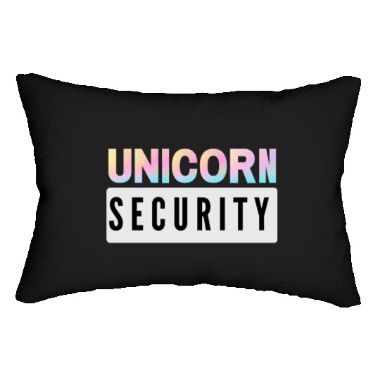 Unicorn Security - Mom Dad Daughter Adult Kids Lumbar Pillows