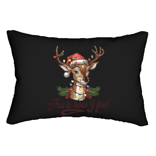 Christmas Animal, Cute Christmas Lumbar Pillows