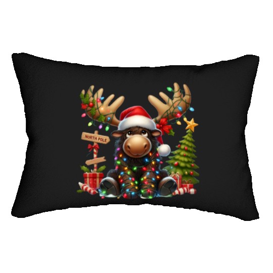North Pole Readers Lumbar Pillows