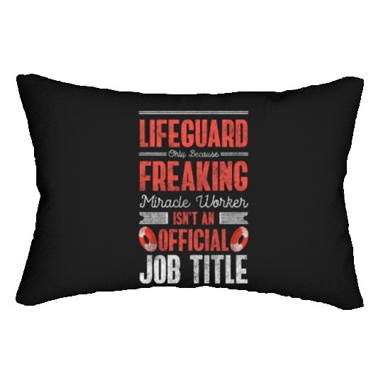 Lifeguards Swimming Pool Lifebuoy Swimming Trunks Lumbar Pillows