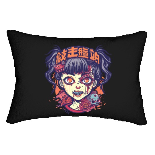 Zombie Ghoul Girl Lumbar Pillows