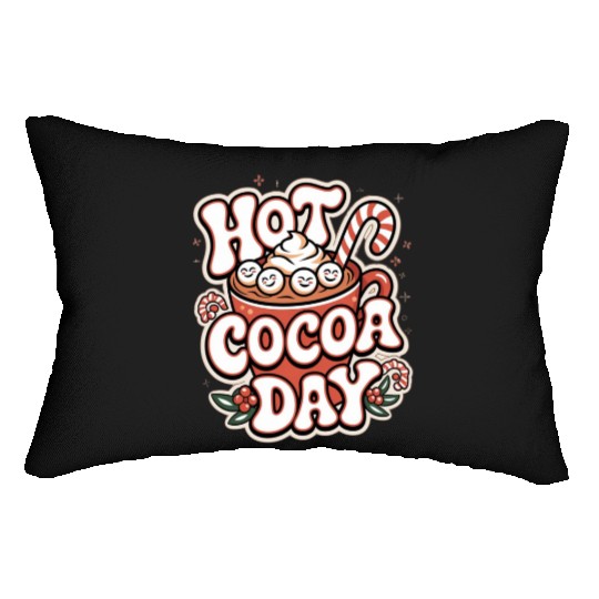 Hot Cocoa Day Lumbar Pillows