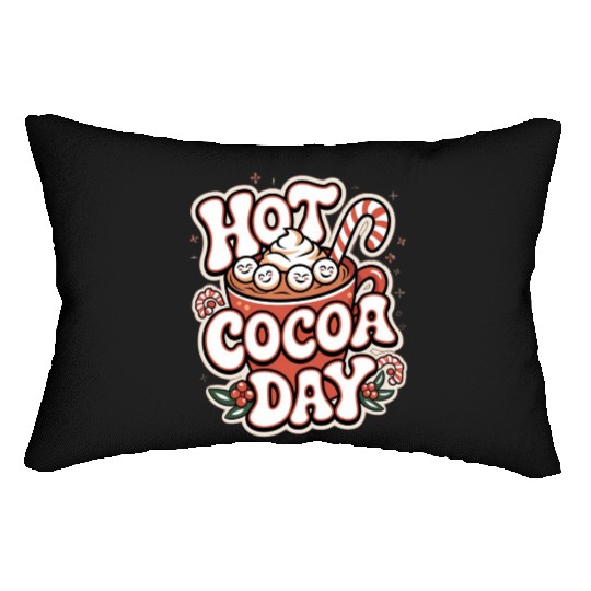Hot Cocoa Day Lumbar Pillows