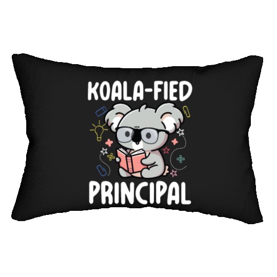 Koala-fied Principal for a School Counselor Lumbar Pillows