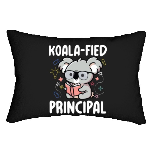 Koala-fied Principal for a School Counselor Lumbar Pillows