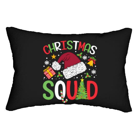 CHRISTMAS SQUAD Christmas hat Lumbar Pillows