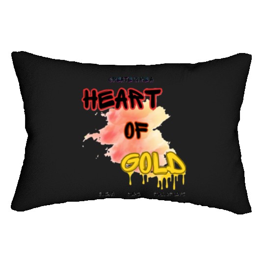 Heart of Gold Lumbar Pillows