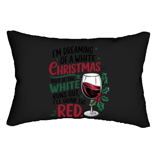 Im dreaming of a white Christmas Lumbar Pillows