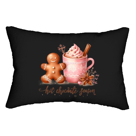 Hot Chocolate Season Lumbar Pillows
