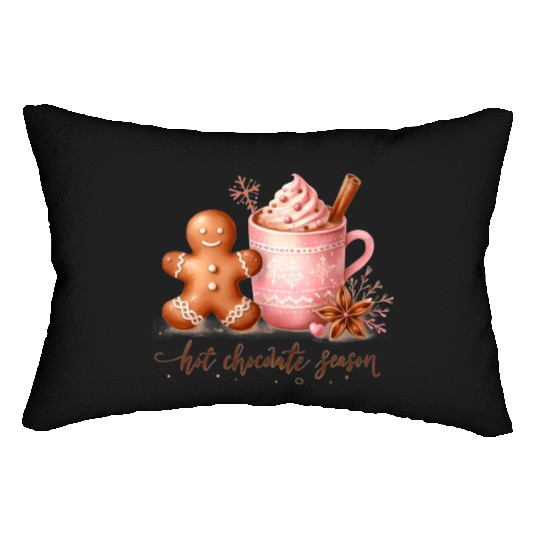 Hot Chocolate Season Lumbar Pillows