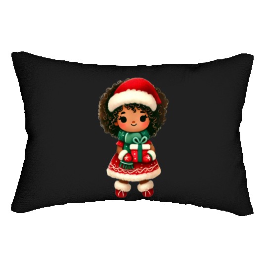 Cute Christmas, Christmas Vintage Lumbar Pillows