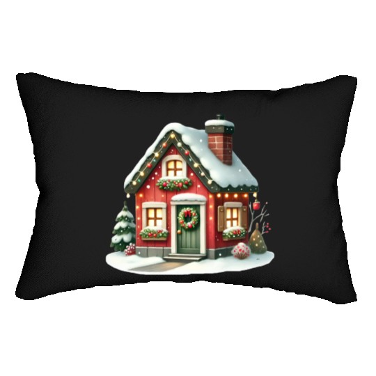 Merry Christmas, Christmas Vintage Lumbar Pillows