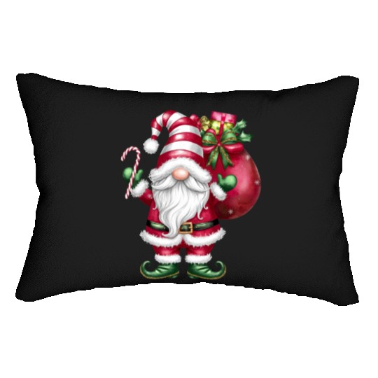 Gnome Christmas, Merry Christmas Lumbar Pillows