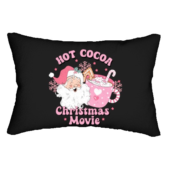 HOT COCOA CHRISTMAS MOVIE Lumbar Pillows
