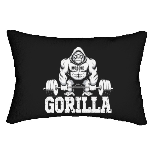 Gorilla Power Fitness Monkey Gorilla Gym Lumbar Pillows