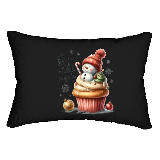 Snowman Christmas, Merry Christmas Lumbar Pillows
