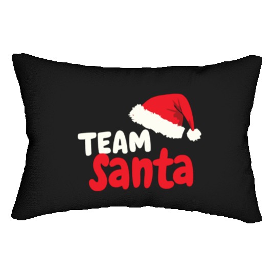 Team Santa Santa Claus Christmas Santa Claus Lumbar Pillows