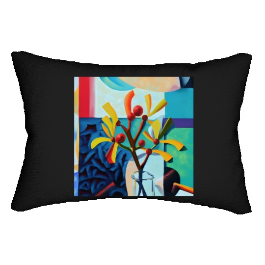 Everyday mistletoe Lumbar Pillows