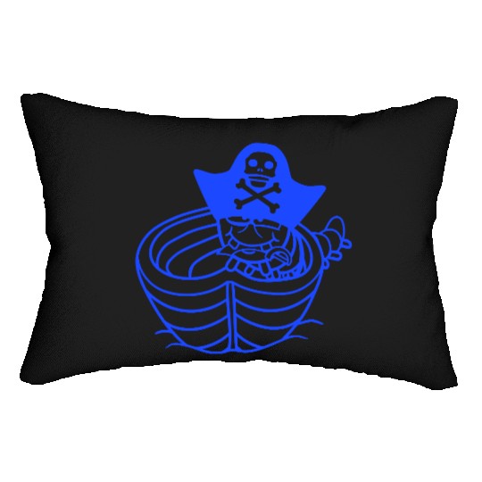 Funny Worm Caterpillar Pirate Sweet Paddle Rowing Lumbar Pillows