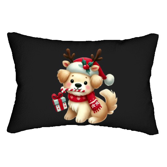 Merry Christmas, Christmas Vintage Lumbar Pillows