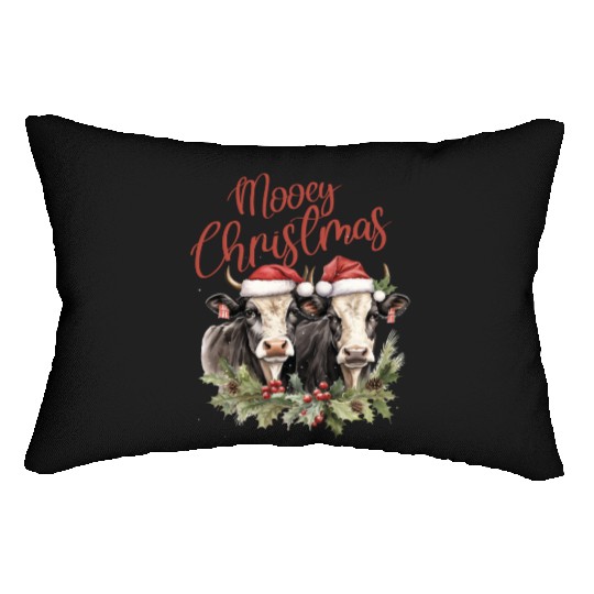 Christmas Farm, Merry Christmas Lumbar Pillows